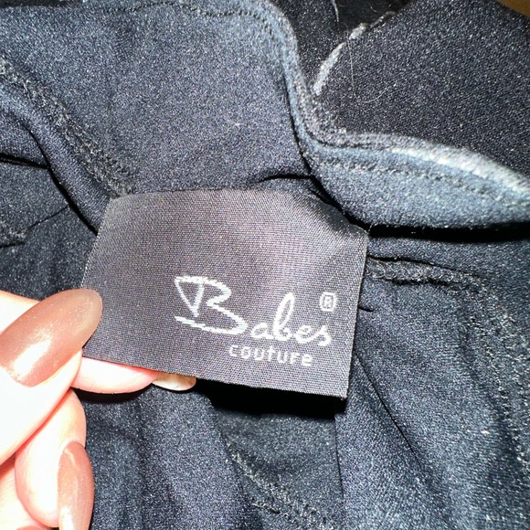 Vintage Y2K Swirl Embroidered Asymmetric Slip Dress - Picture 7 of 12